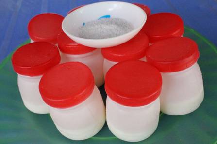 Description: Yaourt muối và mít lạnh